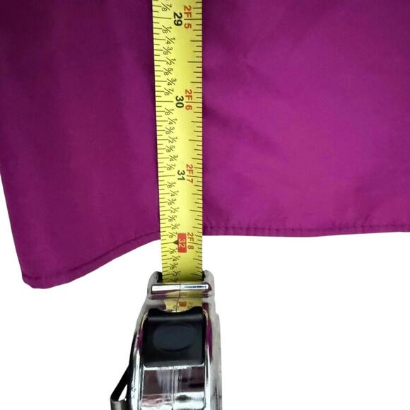 Zara Fuchsia Tiered/Babydoll Dress Medium Tafeta iconic bloggers favourite mini - Picture 7 of 12